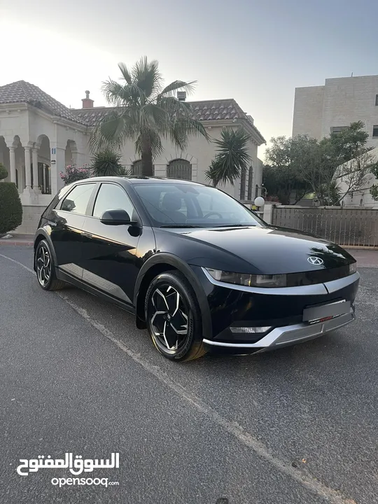هيونداي ايونيك 5 2022 كهربا فحص كامل وارد كوريا  عداد قليل تقطع 500 بالشحنة البطارية  بحالة الوكالة