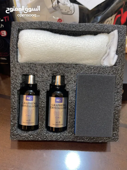 نانو جرافين كريستال + بوليش 3 مراحل العرض الاقوى في فلسطين متوفر كميات بيع جمله وتجزئة.