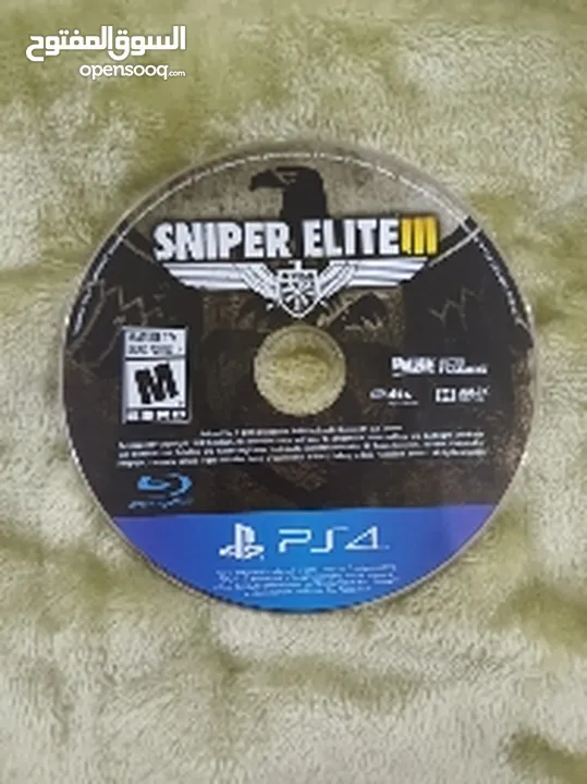 ps4 controller and ps4 sniper elite 3 game