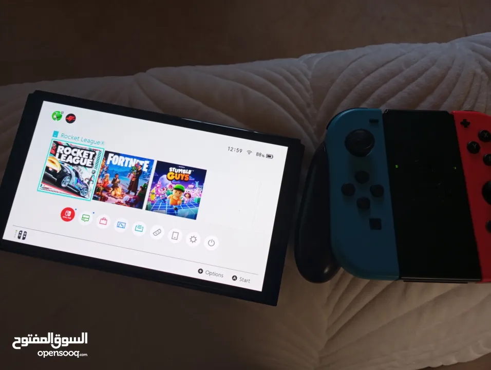 نينتندو سويتش Oled بحالة ممتازة Nintendo switch Oled