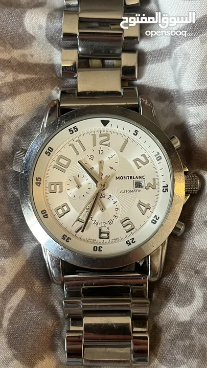 ساعه رجالي Montblanc اصلي 100% معدن بسعر قليل                    ..............................