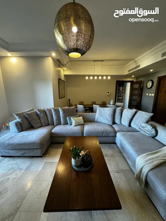 طقم كنب فاخر صوفا كورنر Modern Corner Sofa