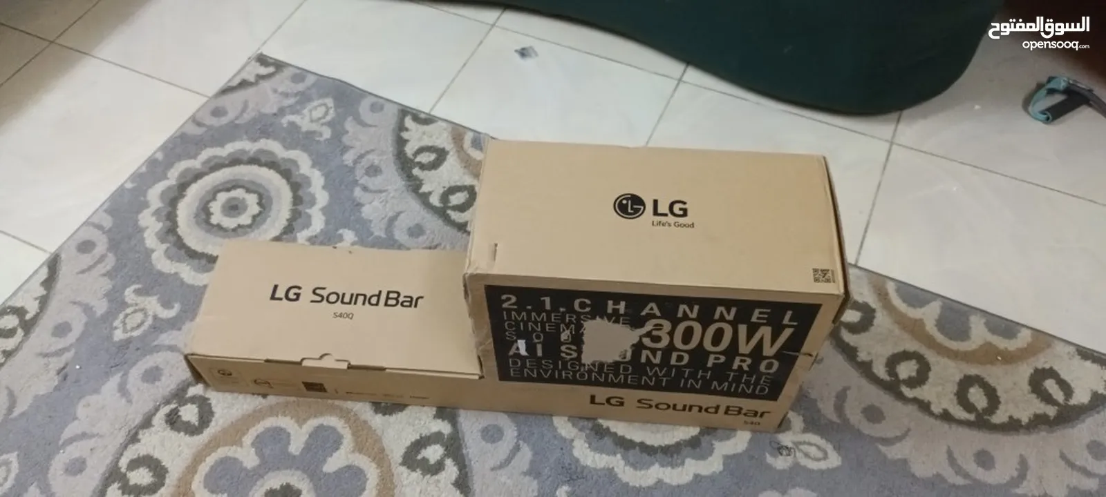 LG sound bar ال جي ساوند بار 300 w