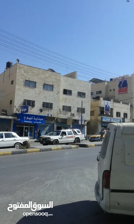 ثلاثة محلات تجارية للإيجار بدون خلو في موقع مميز في الزرقاء السوق التجاري قرب دوار معصوم شارع رئيسي