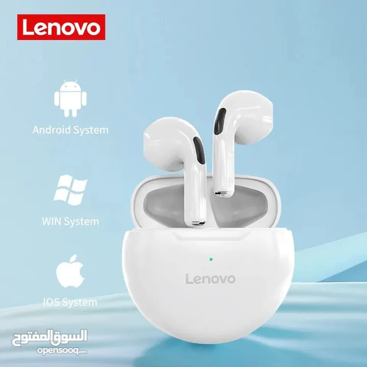 Lenovo Bluetooth headphones/ سماعة لينوفو  للتواصل فقط على السوق المفتوح