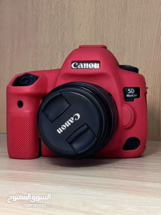 5d mark4   بحاله جيده جدا مع بطاريتين وشاحن اصلي  الكاميرا بودي او مع عدسة  85mmf1.8