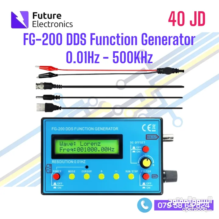 FG-200 DDS Function Generator 0.01Hz - 500KHz