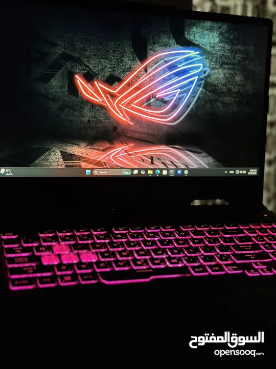 Asus Tuf f15 Rtx 3060 gaming laptop بسعر مغري ، الجيل الحادي عشر بحال الوكالة تماماً