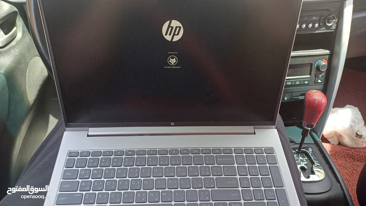 لابتب hp بي الكرتونة اجديد استعمال اسبوع