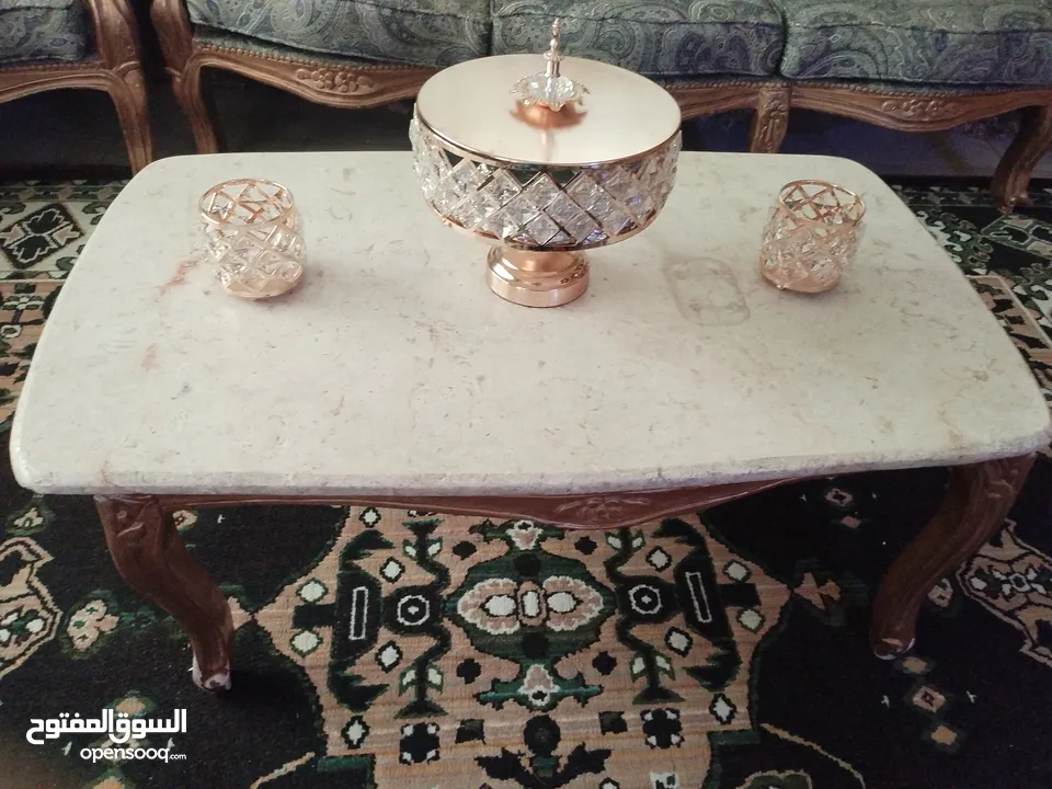 كنب حفر خشب زان صناعة مصرية لغرف الضيوف