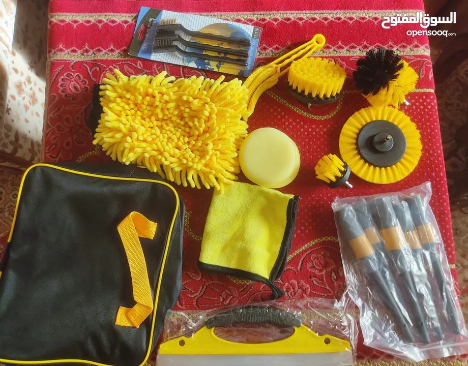 شنتة أدوات تنظيف للسيارة 18 أداة