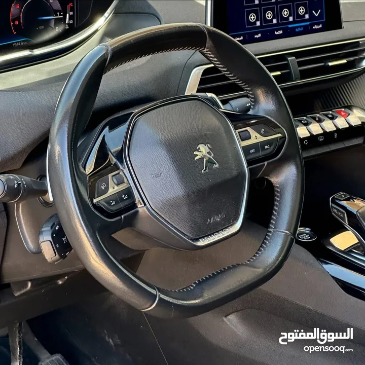 بيجو 3008 جتي لاين كفالة شركة بيجو  السيارة بحالة الوكالة جديدة ولا نقرة فل الفل