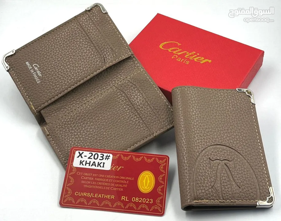 بوك كارتير  cartier wallet رجالي مع البوكس