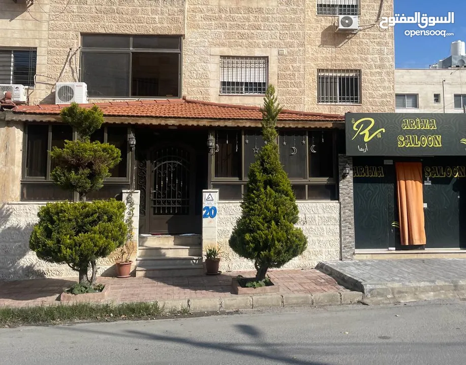 بسعر لقطه مع فرصه استثماريه  شقة ارضيه مع صالون ستاتي (ربوة عبدون )