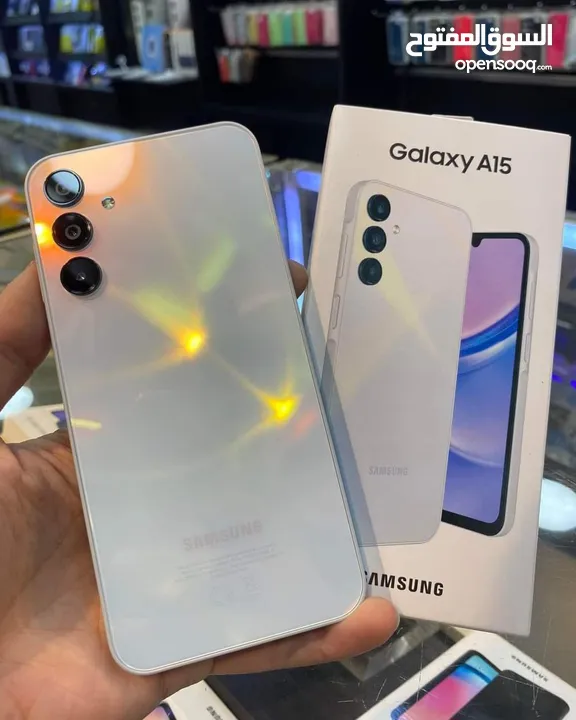 جديد Samsung A15 رام 8 و 12 و 16 جيجا 128 و 256 متوفر توصيل هدية كفر ولزقة وشاحن الاصلي