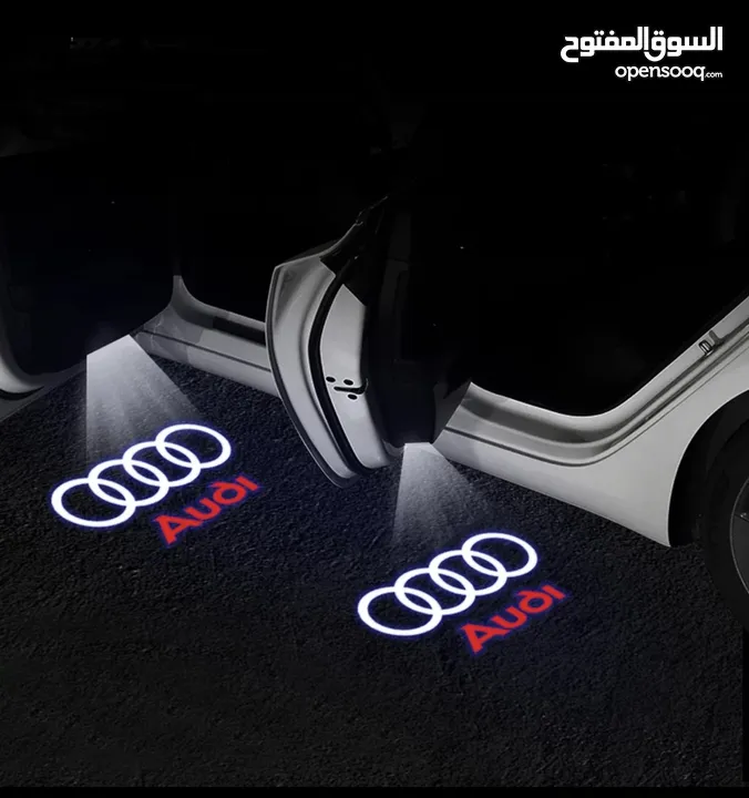 Audi welcome door projector light 3D for 25