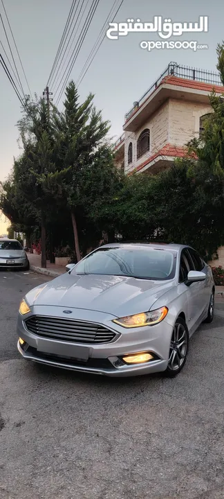 فورد فيوجن سبورت بكج فتحه2017 فحص كامل مالك واحد من الحره كلين تايتل صيانة الشركه ممشى قليل 95الف