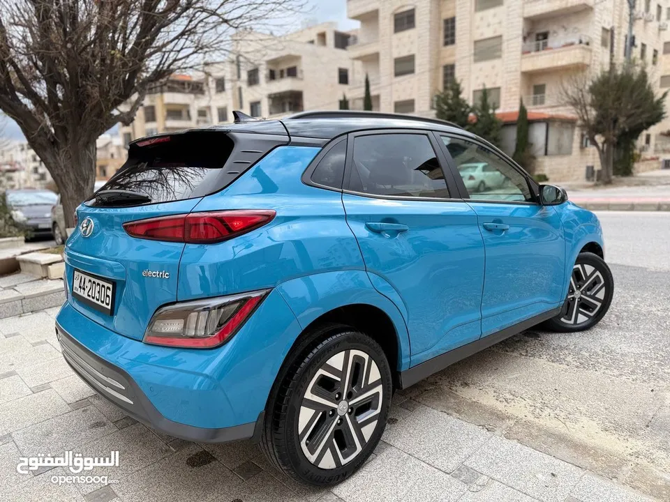 ‎هيونداي كونا كهرباء موديل 2022 كلين تايتل خالي من الحوادث جمرك اليوم ترخيص وتأمين سنه كامله