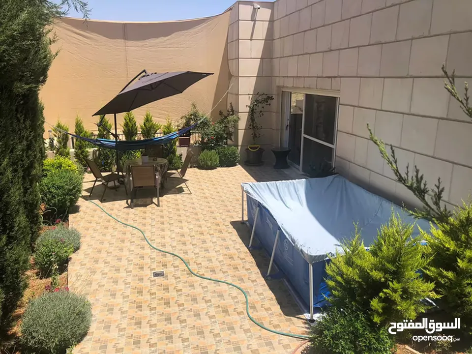 450m2 Luxury Furnished 3 bedroom semi villa with a garden & 2 Terraces infront of Al-thuheir