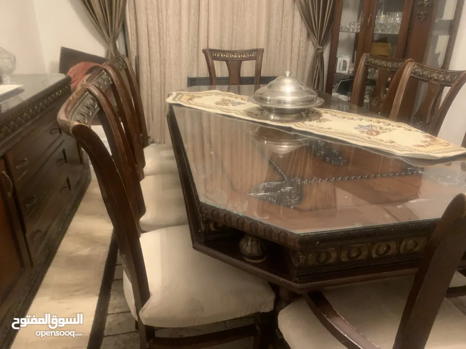 غرفة سفرة 3 قطع للبيع