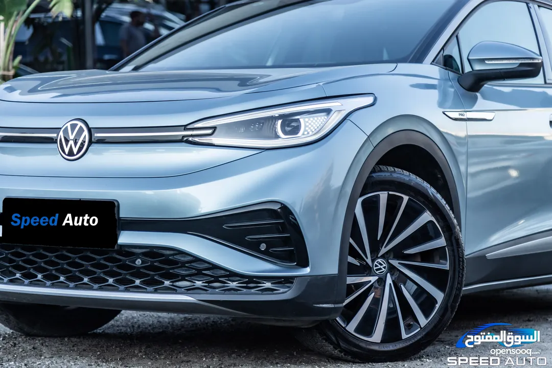 Volkswagen ID.4 X Pro 2022  السيارة مميزة جدا و بحالة ممتازة جدا    السيارة تقطع 570 كم بالشحنة