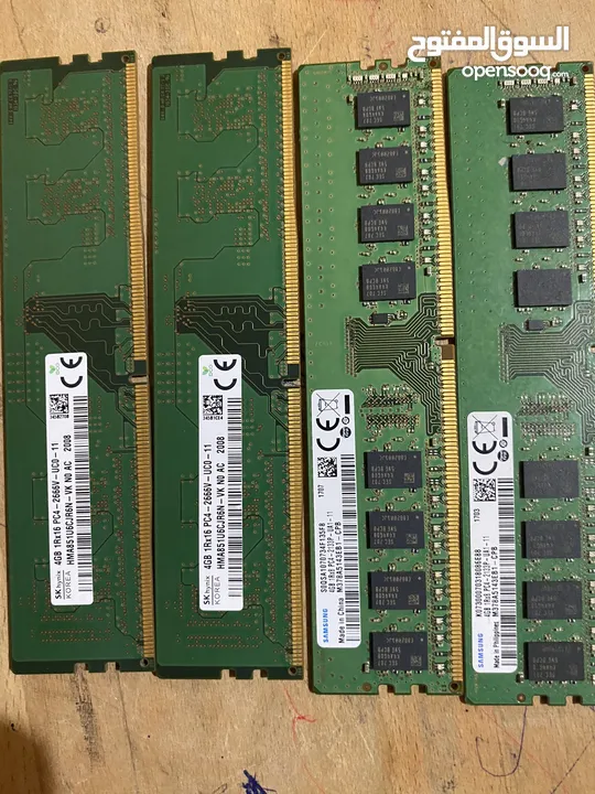 رامات 4 جيجا DDR4 استعمال يومين
