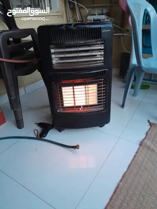 صوبه غاز  مع كهرباء نوعها كونتي معها بربيشها والساعه