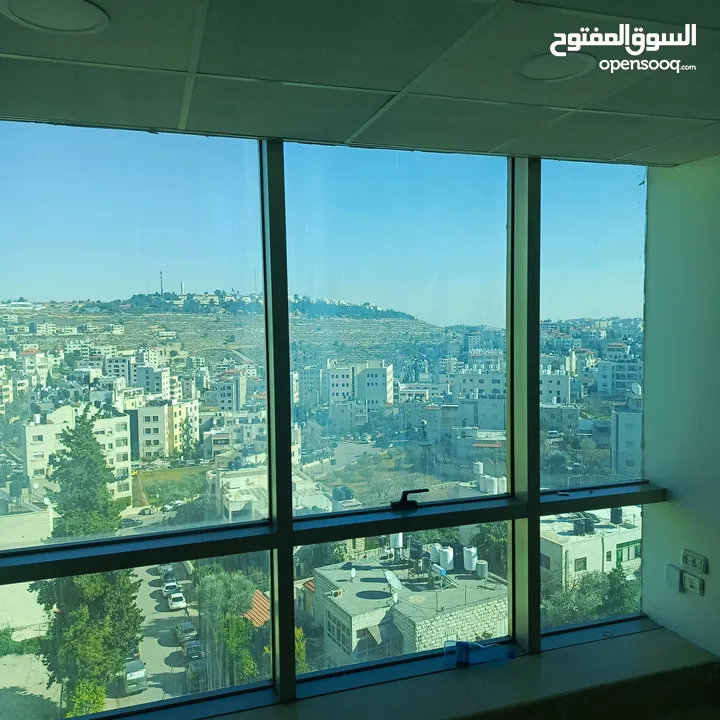 مكتب للايجار في البيرة الشارع الرئيسي