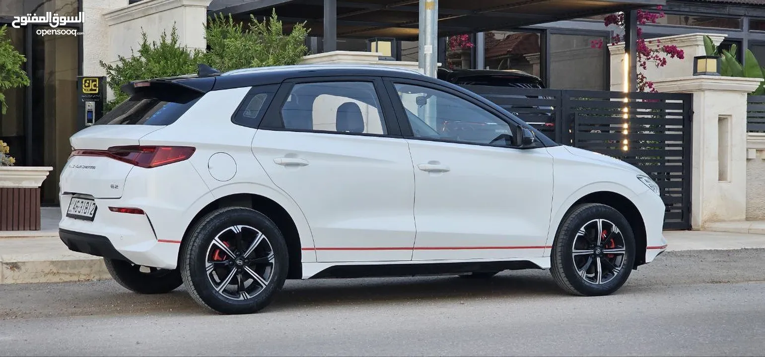 BYD  E2 2020 البطارية الكبيرة 48 كيلو واط ممشى قليل فحص كامل حره جديد جمرك جديد