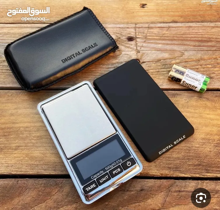 ميزان جيب رقمي سعة 500g قابلية قراءة 0.01 غرام نظام استشعار عالي الدقة شاشة LCD بإضاءة خلفية