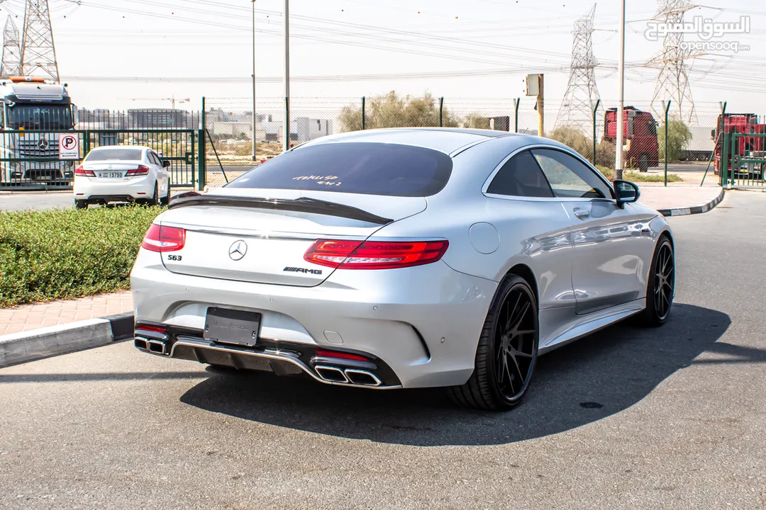 2015- S63 AMG COUPE // TAN INSIDE // IMMACULATE CONDITION // - ONLY 44,000 KM DONE