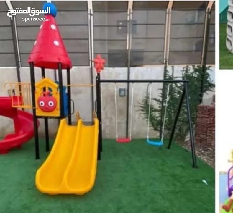العاب خارجية مستورد مراجيح وسحاسيل للمزارع والشاليهات والمدارس