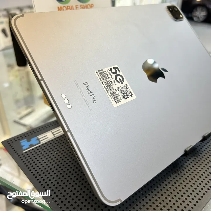 IPad Pro 11 M2 128GB 100% Wifi+ sim ‎ايباد برو 11 ذاكرة 128 جيجا بطاريه 100  كفاله 2/12/24مشحون 12