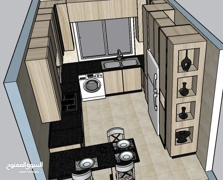 تصميم مطابخ بـ10 دنانير فقط