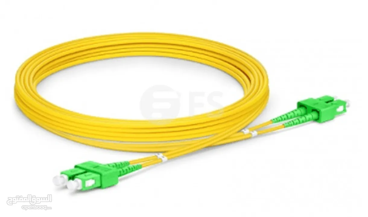 FIBER PATCH CORD SC/APC-SC/APC 3M سلك فايبر 3 متر 