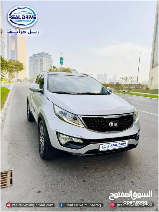 KIA SPORTAGE-2015 Full option -2.0L V4 -Silver-128,000km GOOD CONDITION, NEAT CAR FOR SALE