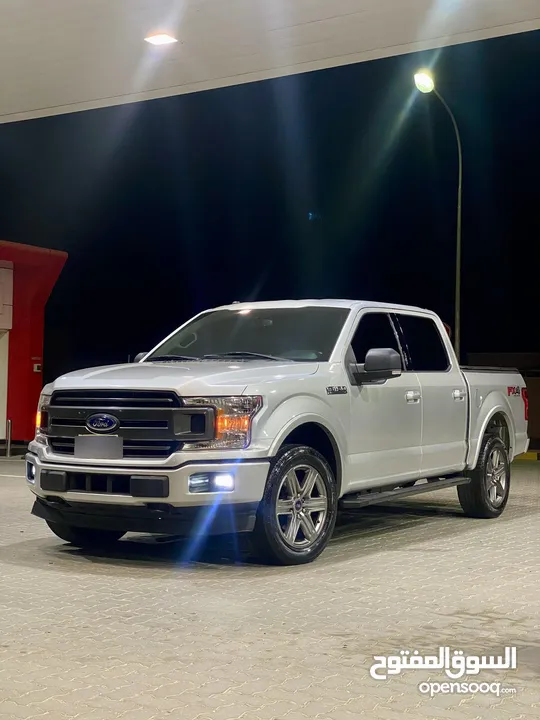 للبيع فورد F150 موديل 2018 فورويل بمواصفات خليجيه بحالة الوكاله محرك 3500 cc جير عشره غيار اقتصادي