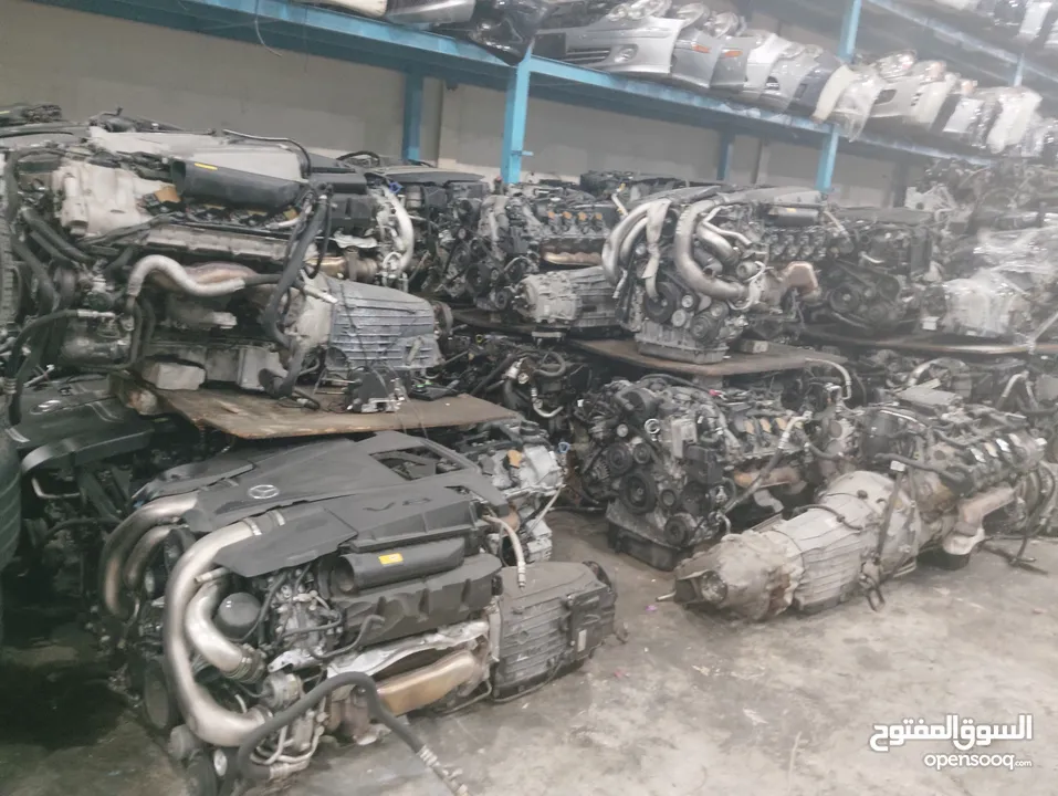 Used engine gearbox spare parts for sell