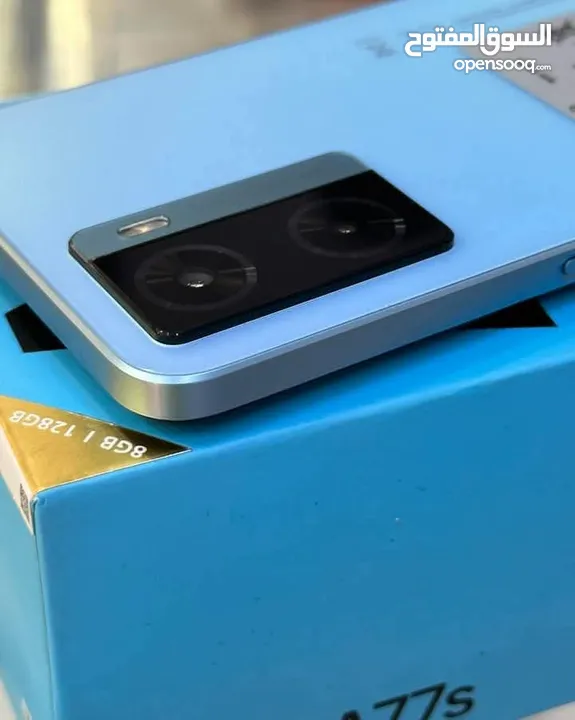 مستعمل ايام oppo A77s رام 16 جيجا 128 أغراضة والكرتونه الأصلية متوفر توصيل
