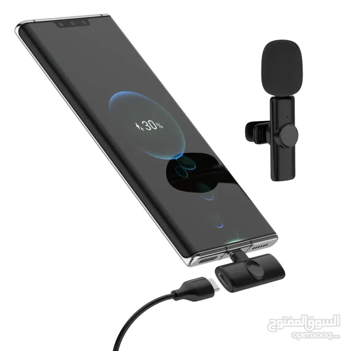 مايكروفون تسجيل على الهاتف wireless microphone K11