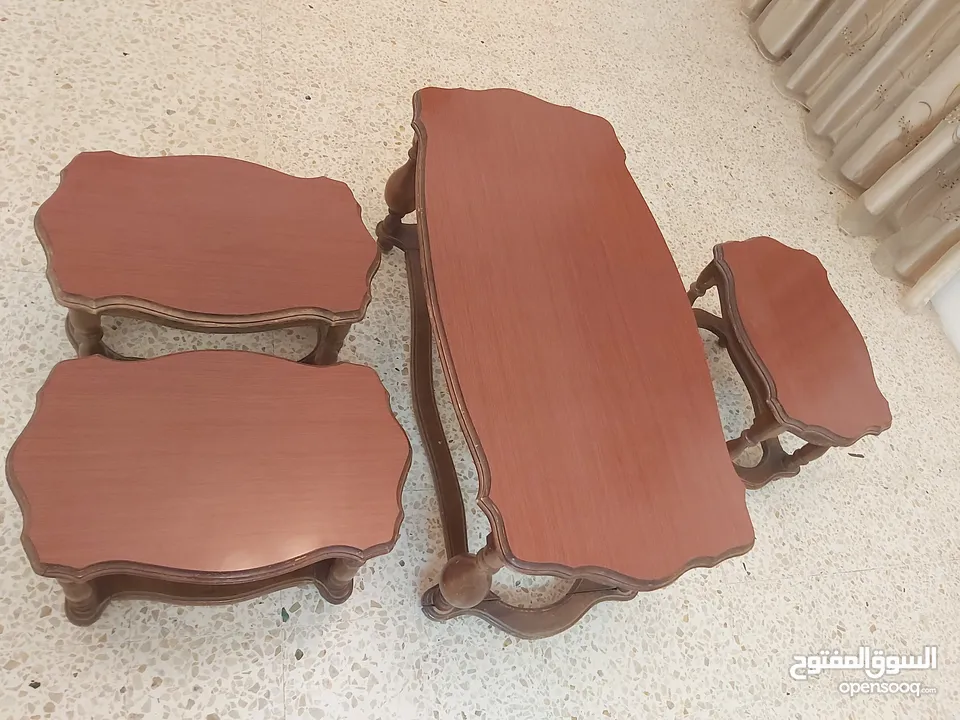 طقم طاولات وسط