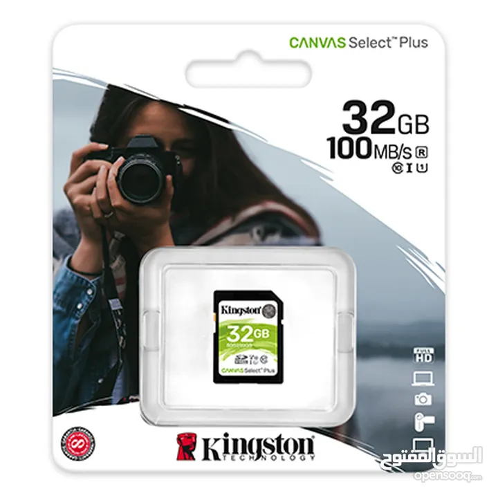 كرت ذاكرة لكميرات التصوير SD CARD 32GB