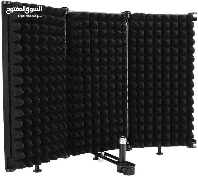 عازل صوت لتسجيل الصوت Recording Screen  3 Foldable Panels
