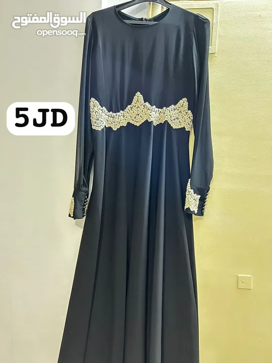 فساتين سهرة شبه جديدة باسعار رمزية جدااا