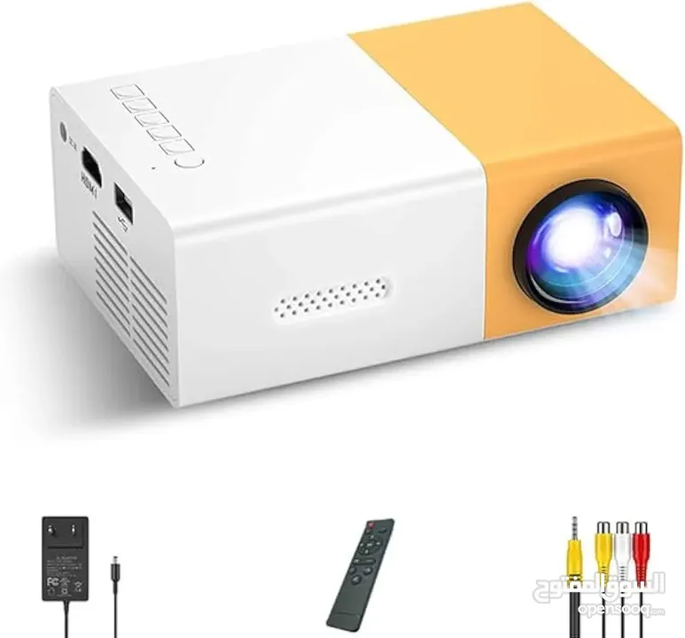 بروجكتر  Mini led Projector المنتج العملي في المنزل لعكسة البلايستيشن  والأفلام والمباريات