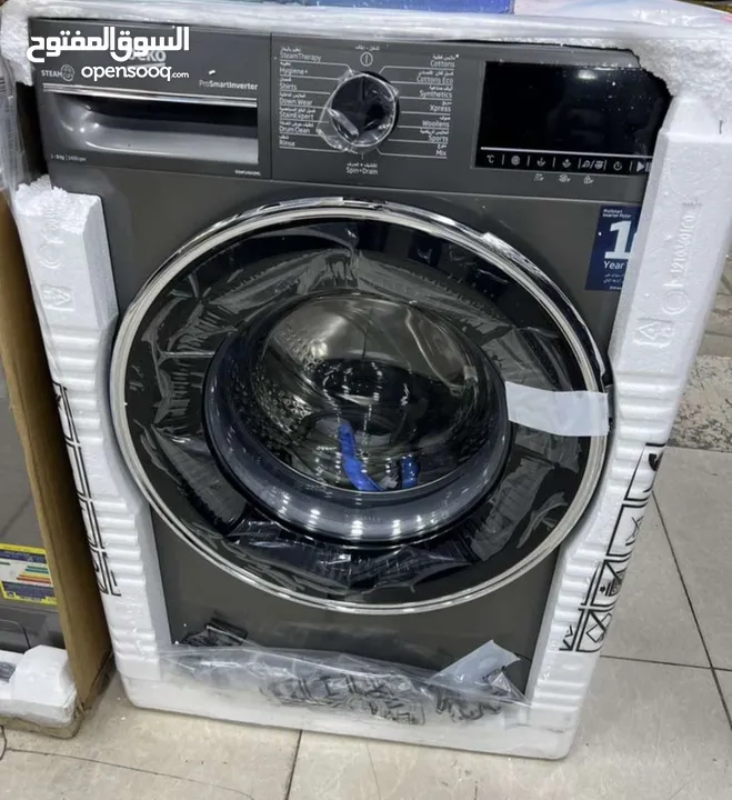 عرض نااار على غساله بيكو 7 كيلو سلفر صناعه تركي وجميع الأحجام بسعر حرق