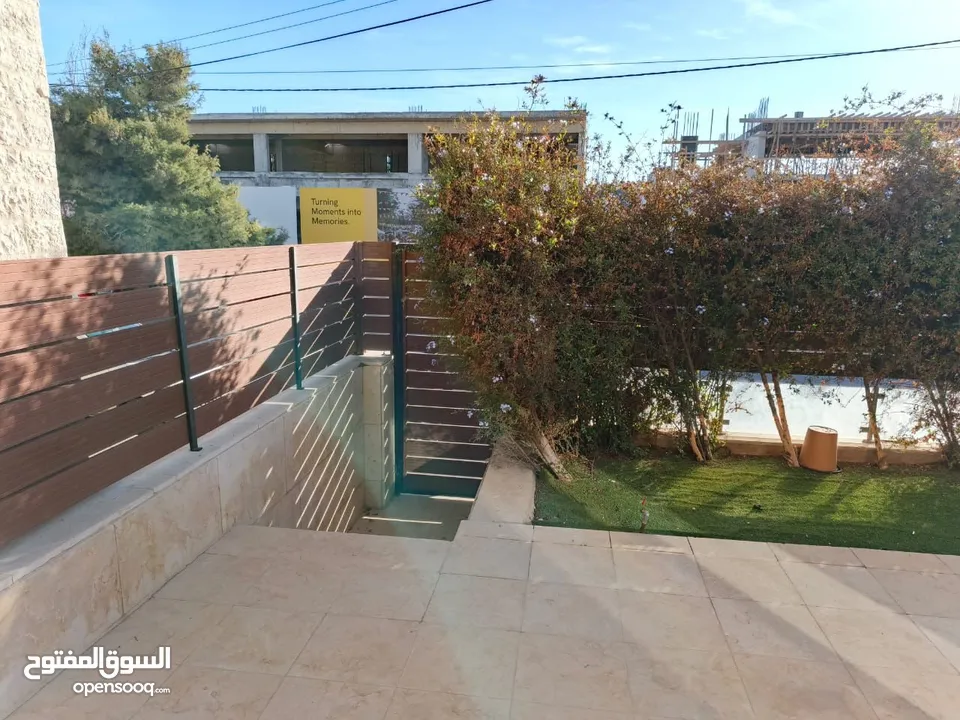 شقة ارضية مفروشة للايجار غرفتين نوم في عبدون