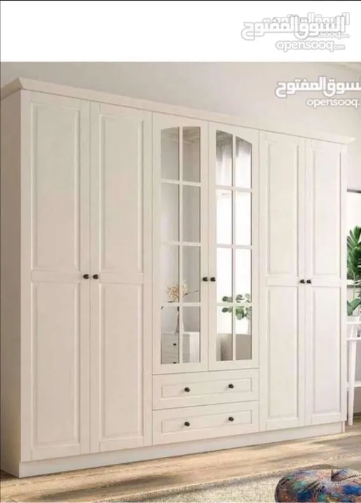 خزائن ملابس طابق جودة عالية تفصيل حسب الطلب جميع الوان طابق مقاس 250 عرض