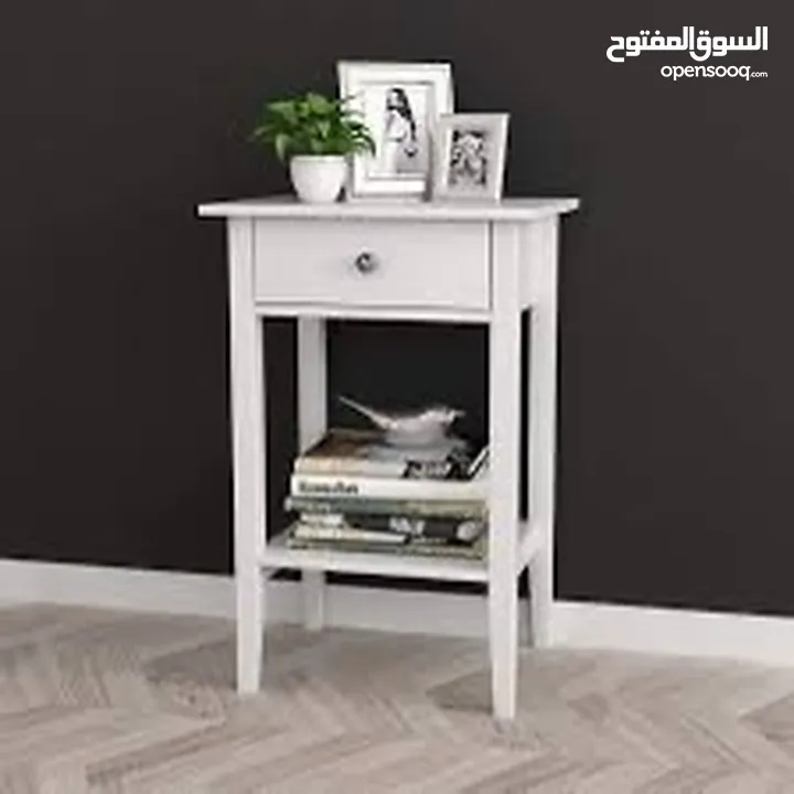 White side table