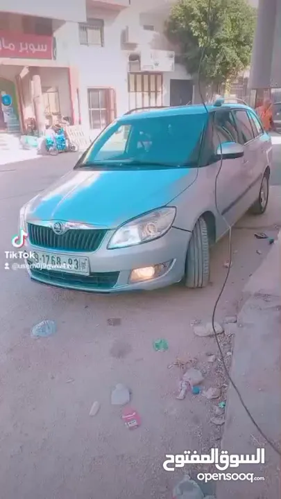 سكودا فابيا موديل 2010 اصل برايفت ماشيه 370 الف عداد اصلي سياره قطاره بالسولار وماشاء الله صاروخ